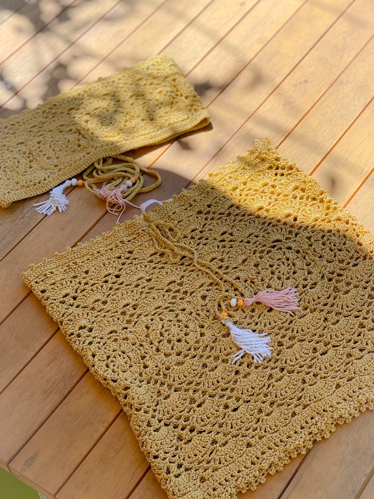 ensemble jupe crochet